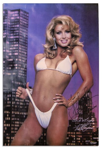 Heather Thomas Signed Poster