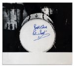 Beatles Poster Signed by Original Drummer Pete Best