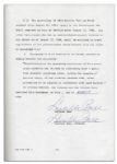 Lucille Ball Twice-Signed Pension Plan & Trust