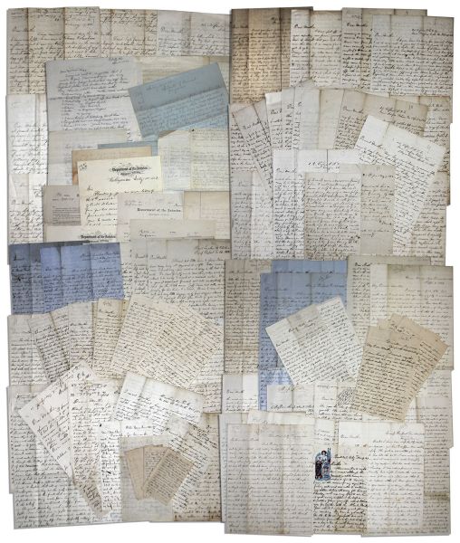 Large 81 Letter Lot by Civil War Soldier -- With Gettysburg & Fredericksburg Content -- ...I have almost forgotten what it is that has brought me here; to kill and destroy human beings...