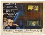 Movie Poster for Alfred Hitchcocks Rear Window -- Starring James Stewart & Grace Kelly