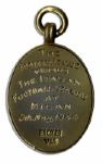 1964 Football League Medal From the Representative Match With the Italian Football League in 1964