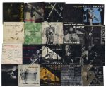 Lot of 20 Vintage Jazz EP Vinyl Records by 9 Different Artists -- Chet Baker, Gerry Mulligan, Lee Konitz, Bud Shank, Bob Gordon, Harry Edison, Laurindo Almeida, Russ Freeman & Bengt Hallberg