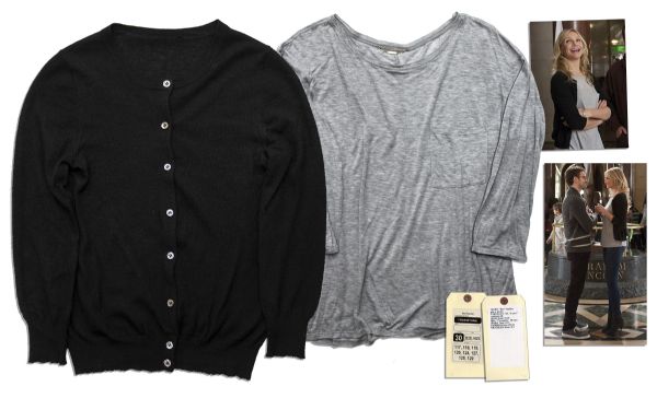 Cameron Diaz Bad Teacher Wardrobe -- Cashmere Sweater & The Row Brand Shirt