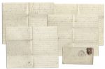Civil War Letter With Fort Darling Battle Content -- ...I had one man fall on me...with the back part of his head shove in by a piece of shell...loss is 60 killed wounded & missing...