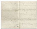 Civil War Letter With Fort Darling Battle Content -- ''...I had one man fall on me...with the back part of his head shove in by a piece of shell...loss is 60 killed wounded & missing...''