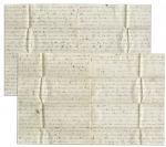 Civil War Letter at Battle of Darbytown Road -- ...before the assaulting colum got within sight of the rebs they set up a awful yell and the rebs opened a murderous fire...