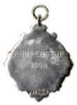 Middlesbrough 1998 League Cup Runners-Up Medal Awarded to Steve Vickers