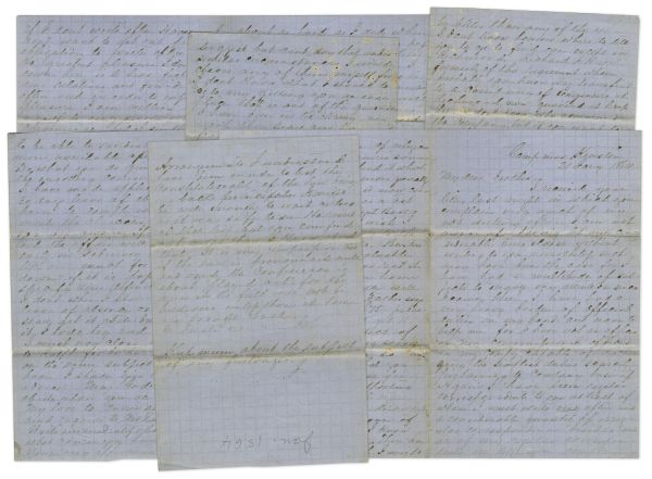 Civil War Letter by a 38th Virginia Infantry Captain -- ...if the law is pronounced null and void, the Confederacy is about played out...