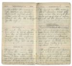 Civil War Diary From Maine 1st Cavalryman -- Extensive Battle Content on the Overland Campaign --  ''...we lost 70 men...Our prisoners went out today to bury our dead at Reams Station...''