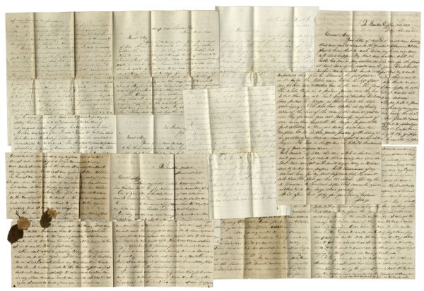 Letter Lot From the 7th Indiana Infantry With Gettysburg & Chancellorsville Content -- ...met the Rebels July 1st and we had a terrible battle...The carnage is said to have been terrible...
