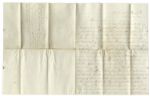 Letter Lot From the 7th Indiana Infantry With Gettysburg & Chancellorsville Content -- ''...met the Rebels July 1st and we had a terrible battle...The carnage is said to have been terrible...''
