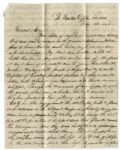 Letter Lot From the 7th Indiana Infantry With Gettysburg & Chancellorsville Content -- ''...met the Rebels July 1st and we had a terrible battle...The carnage is said to have been terrible...''