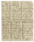 Letter Lot From the 7th Indiana Infantry With Gettysburg & Chancellorsville Content -- ''...met the Rebels July 1st and we had a terrible battle...The carnage is said to have been terrible...''