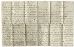 Letter Lot From the 7th Indiana Infantry With Gettysburg & Chancellorsville Content -- ''...met the Rebels July 1st and we had a terrible battle...The carnage is said to have been terrible...''