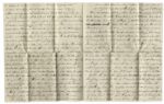 Letter Lot From the 7th Indiana Infantry With Gettysburg & Chancellorsville Content -- ''...met the Rebels July 1st and we had a terrible battle...The carnage is said to have been terrible...''