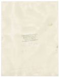 Scarce Mt. Rushmore Photograph Signed by Its Designer Gutzon Borglum  -- 10'' x 12.75''