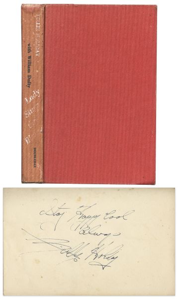 Billie Holiday Signed First Edition of Her Memoirs -- Scarce