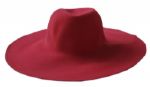 Alicia Keys Worn Jennifer Scott Red Floppy Hat -- With a COA From the Singer