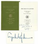 Lyndon B. Johnson Signed Copy of His Civil Rights Speeches in 1965 -- The Road to Justice -- Rare Signed Volume by LBJ