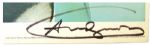 Andy Warhol Large Signed Poster of Marilyn Monroe