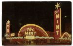 Patsy Cline Autograph Postcard Signed -- Sent From Las Vegas in 1962 -- ''...I've been getting real good crowds & have pictures to show you. I can't wait to get home...''