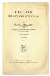 Thomas Edison Signed Copy of ''His Life And Inventions'' -- Rare Signed Volume by Edison