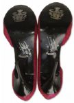 Fergie Worn High Heels, Signed on the Bottom of Both Heels