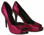 Fergie Worn High Heels, Signed on the Bottom of Both Heels