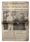 The Dallas Times-Herald From 25 November 1963 -- Sad Nation Bids Kennedy Farewell / FBI Tipped Oswald Would Be Killed