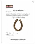 Cecil B. Demille Necklace Gifted to His Daughter, Actress Katherine Demille Quinn -- 88 Grams of 18K Gold -- With a COA From Cecil B. Demille's Granddaughter