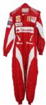 World Champion Fernando Alonso Race-Worn & Signed Rare Ferrari Suit -- From 2010 Formula One Season