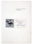 Norman Rockwell Signed Copy of ''Norman Rockwell Artist And Illustrator'' -- Large Coffee Table Book Measures 12.5'' x 18.5''