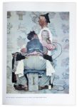 Norman Rockwell Signed Copy of ''Norman Rockwell Artist And Illustrator'' -- Large Coffee Table Book Measures 12.5'' x 18.5''