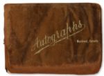Autograph Book Signed by 45 Hollywood Stars Including, Carl ''Alfalfa'' Switzer, Bob Hope, Edward G. Robinson, Esther Williams, Dorothy Lamour, Jack Haley, Phil Harris & More