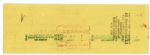 Walt Disney Signed Check -- Signed ''Walter E. Disney'' in His Unique Style