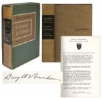 Dwight D. Eisenhower Signed D-Day Speech From Crusade in Europe -- Rare Signed Speech Is Very Desirable Among Presidential & WWII Collectors