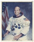 Apollo 17 Astronaut Ron Evans Signed 8'' x 10'' Photo