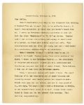 Helen Keller Typed Letter Signed -- ''...When I demanded to have the letter read to me, it couldn't be found! Teacher said, 'Just write another'...''