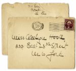 Helen Keller Typed Letter Signed -- ''...When I demanded to have the letter read to me, it couldn't be found! Teacher said, 'Just write another'...''