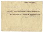 Leon Trotsky Typed Letter Signed -- ''...I 'entrust' to your experienced hands...''