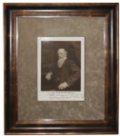 Mormon President Joseph F. Smith Signed Photo -- Dedicated to U.S. Steel Co-Founder Elbert H. Gary