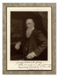 Mormon President Joseph F. Smith Signed Photo -- Dedicated to U.S. Steel Co-Founder Elbert H. Gary