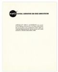 Neil Armstrong 8'' x 10'' Signed Photo -- Near Fine