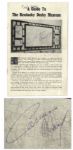 Muhammad Ali Signed Kentucky Derby Program -- Signed as Cassius Clay -- With PSA/DNA COA