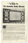 Muhammad Ali Signed Kentucky Derby Program -- Signed as Cassius Clay -- With PSA/DNA COA