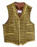 Red Skelton Famous Three Piece Checkered Suit Worn as ''Clem Kadiddlehopper'' on ''The Red Skelton Show''