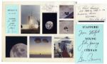 Apollo 10 Crew-Signed Poster --Signed by Tom Stafford, John Young & Gene Cernan -- Dedicated to Red Skelton & Consigned by His Estate