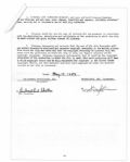 Red Skelton Twice-Signed Contract -- Pertains to Clips of His Show Used in ''Gremlins''