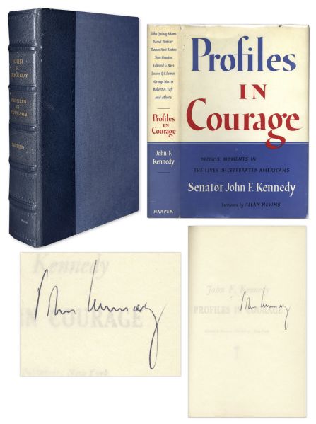 President John F. Kennedy Signed Profiles in Courage -- Beautiful, Uninscribed Copy -- With COA From University Archives